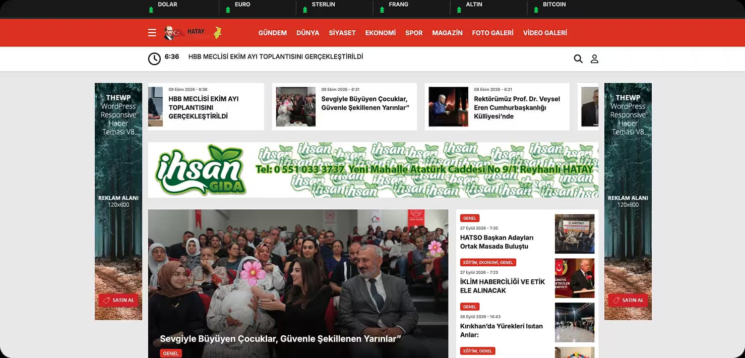 Hatay Son Haber proje görseli