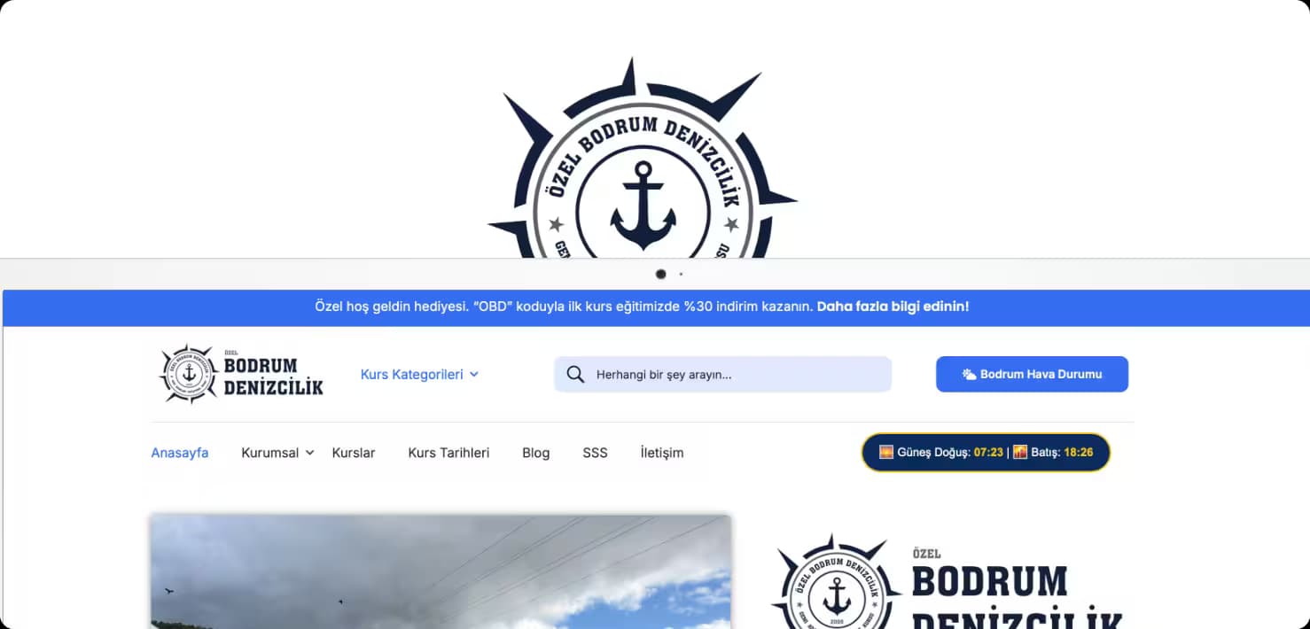 Özel Bodrum Denizcilik proje görseli