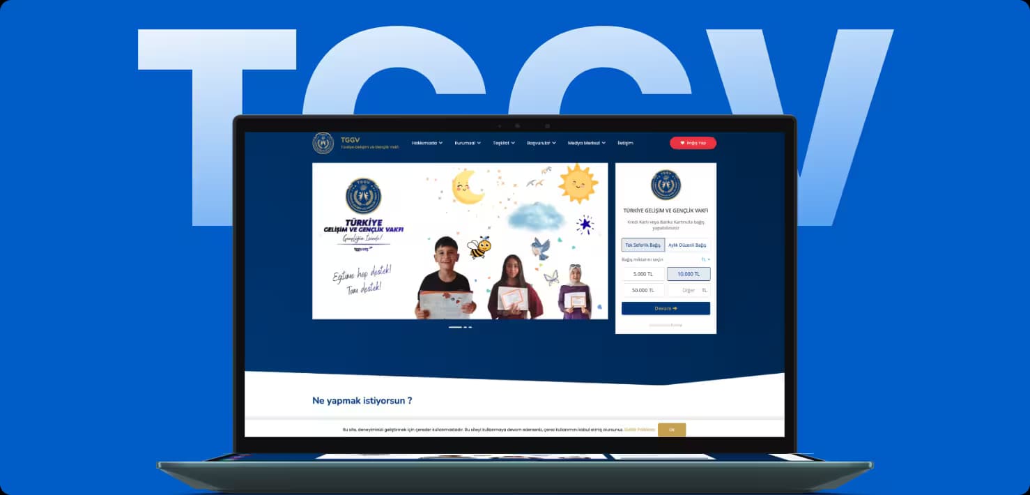 Türkiye Gelişim ve Gençlik Vakfı (TGGV) proje görseli