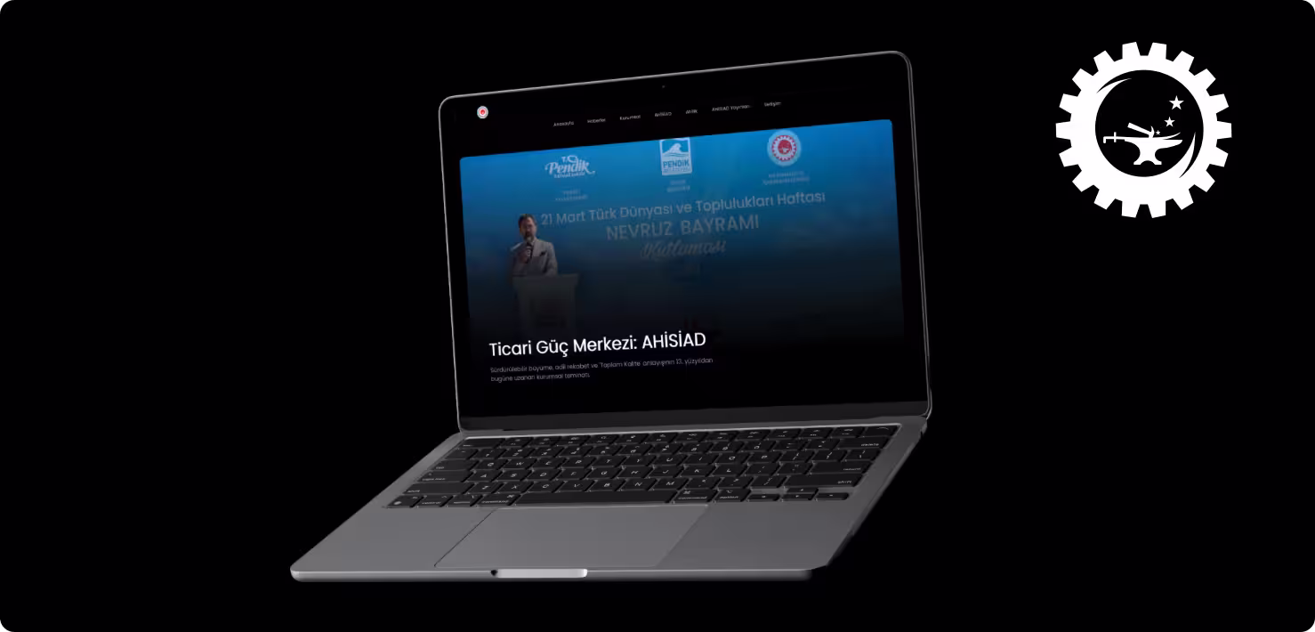 AHİSİAD web projesi görseli